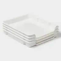 Набор лотков для заморозки продуктов Альтернатива, пластик, 34.7&times;29&times;4.3 см, 4 шт., белый