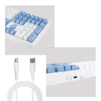 Беспроводная клавиатура ISA KB-10 белая