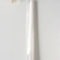 Свеча античная 25 см, 58 г, 7 ч, белый