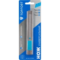 Нож универсальный Topfort 18 мм металлический автом