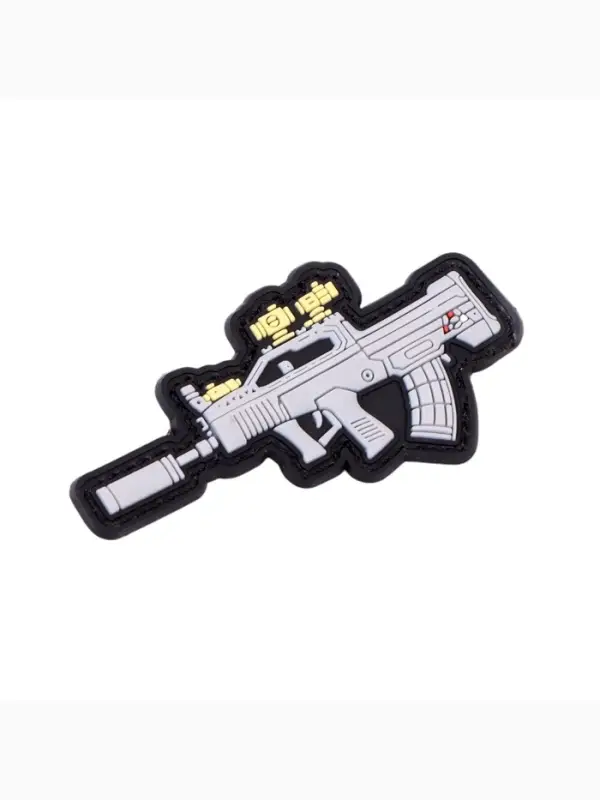 Шеврон на одежду &laquo;Автомат&raquo;, на липучке, 9&times;4.5 см, разноцветный