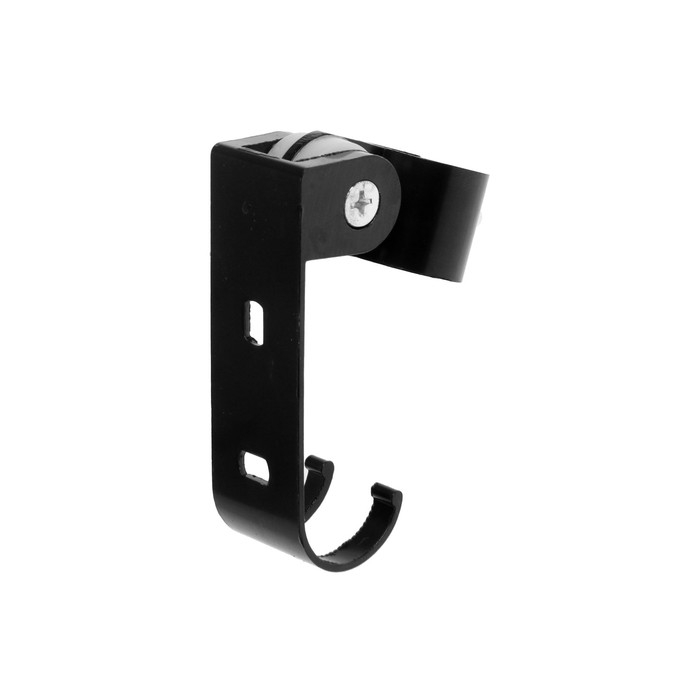 Держатель для душевой лейки ZEIN Z68, регулируемый с крючком, алюминий, черный Держатель для душевой лейки ZEIN Z68, регулируемый с крючком, алюминий, черный