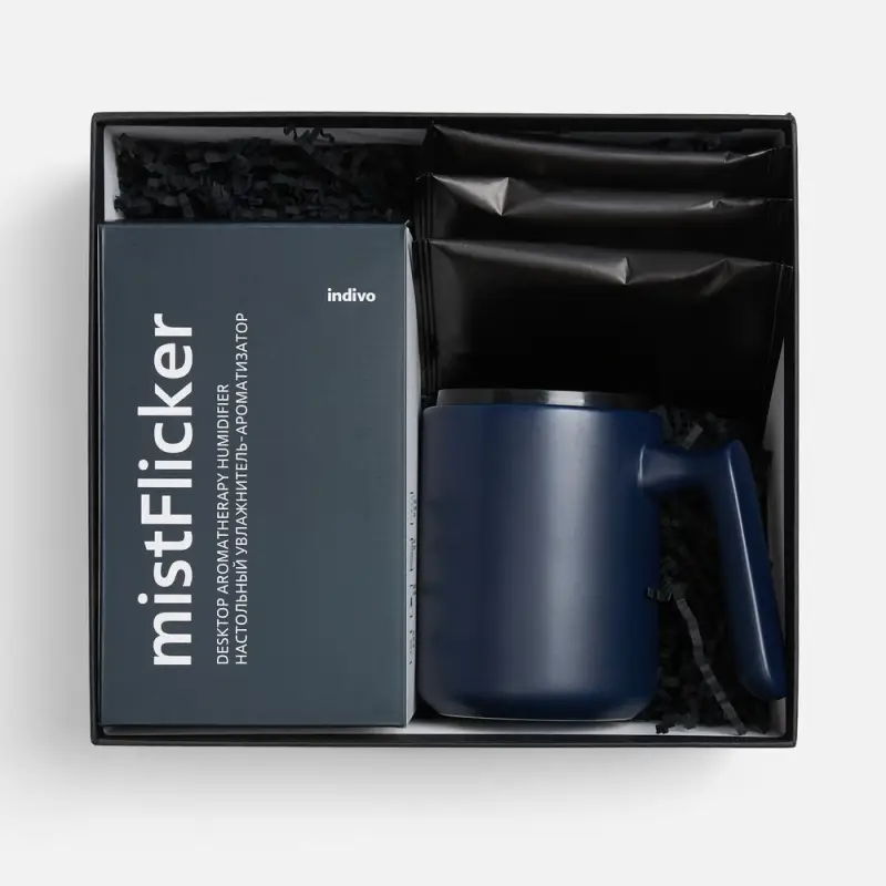 Набор «Микроклимат», черный с синим Набор «Микроклимат», черный с синим