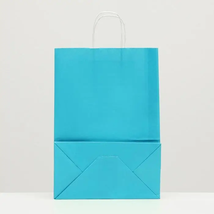 Пакет крафт лазурный, 22×12×31 см Пакет крафт лазурный, 22×12×31 см