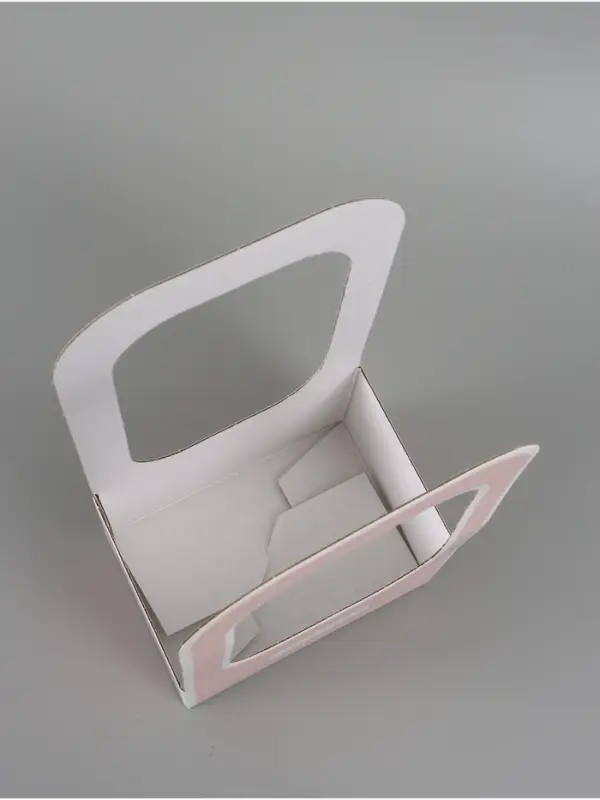 Коробка - переноска для цветов &laquo;С любовью&raquo;, 17&times;12&times;32 см