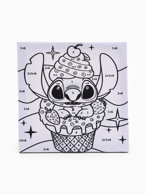 Картина по номерам для детей &laquo;Монстрик&raquo;, 15&times;15 см