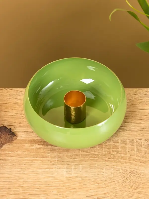 Подсвечник на 1 свечу на магнитах "Кипарис" 11х11х4 см