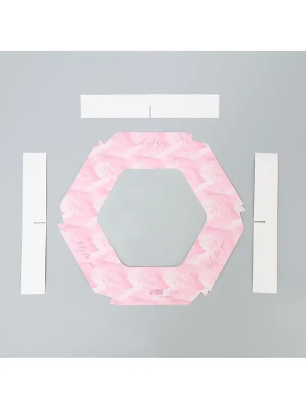 Коробка кондитерская складная, упаковка &laquo;Зефир&raquo;, 23&times;20&times;4 см