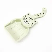 Совок для туалета &laquo;Довольный кот&raquo;, 28&times;12.5 см, пластик, зелёный