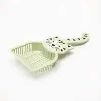 Совок для туалета &laquo;Довольный кот&raquo;, 28&times;12.5 см, пластик, зелёный