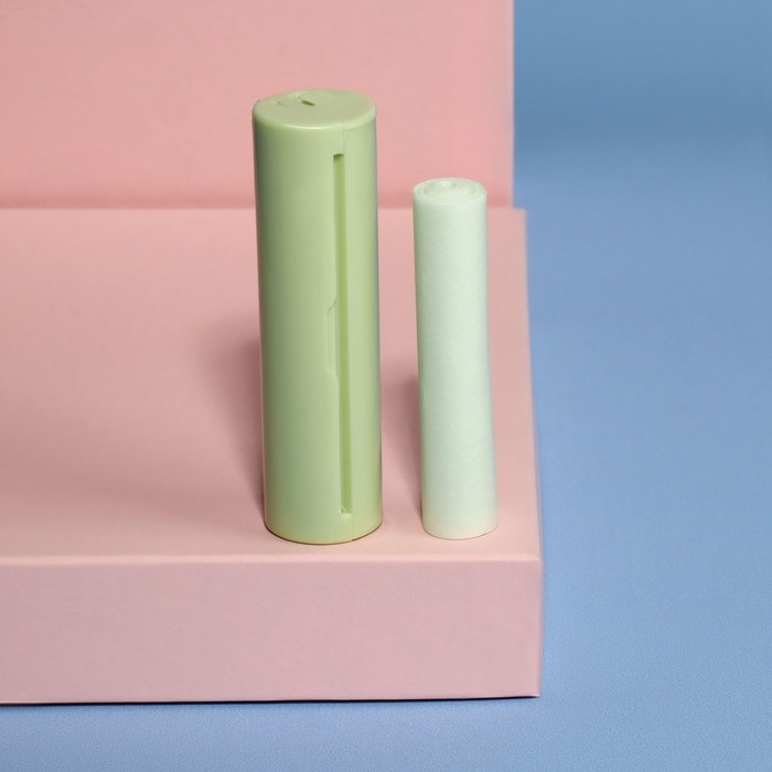 Мыло листовое, в пластиковом футляре, рулон 120 см, цвет зелёный