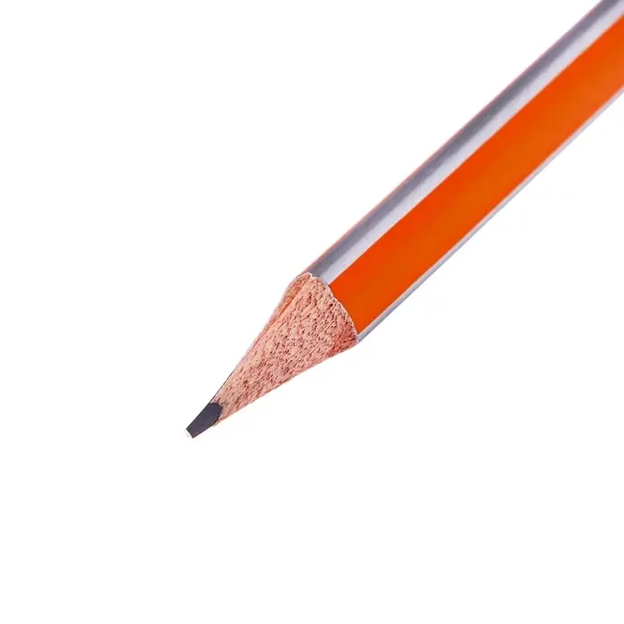 Набор карандашей цветных чернографитных Yalong, 12 штук, 2 точилки, 2 ластика, в папке на молнии, МИКС