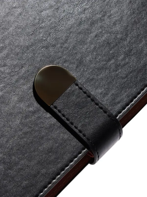 Органайзер на кольцах, C6, с хлястиком, 80л, линия, к/зам, Черный Органайзер на кольцах, C6, с хлястиком, 80л, линия, к/зам, Черный