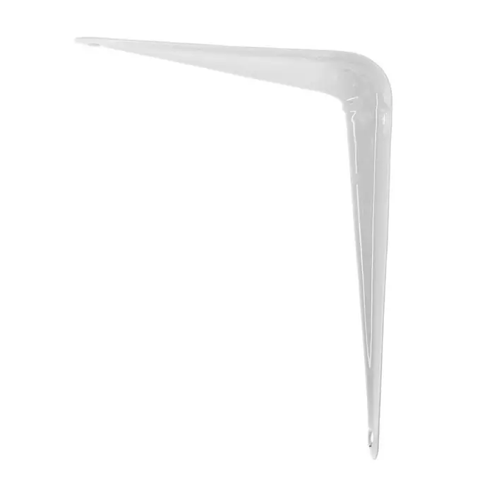 Кронштейн, 125×100×0.8 мм, белый, 1 шт.