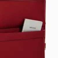 Чемодан на колёсах TEXTURA, с увеличением, кодовый замок, 42&times;26&times;68 см, 24", красный