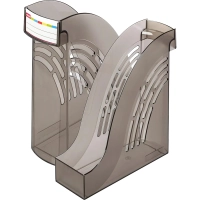 Лоток вертикальный ATTACHE 95мм дымчатый 2шт