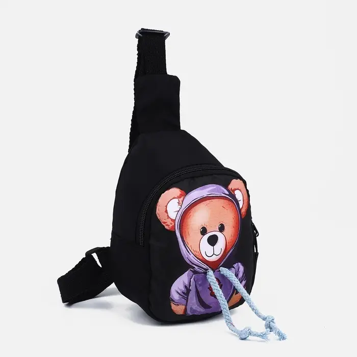 Сумка детская через плечо, цвет чёрный Сумка детская через плечо, цвет чёрный