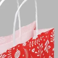 Пакет под бутылку бумажный &laquo;Новый год&raquo;, 15&times;39&times;8 см, 80 г/м&sup2;
