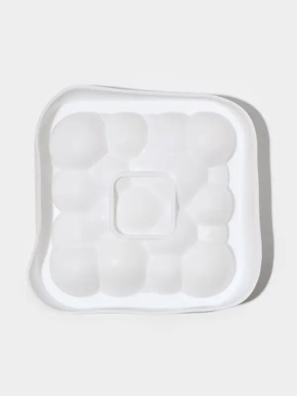 Форма для муссовых десертов и выпечки KONFINETTA &laquo;Воздушные пузыри&raquo;, силикон, 20&times;5.5 см, белая