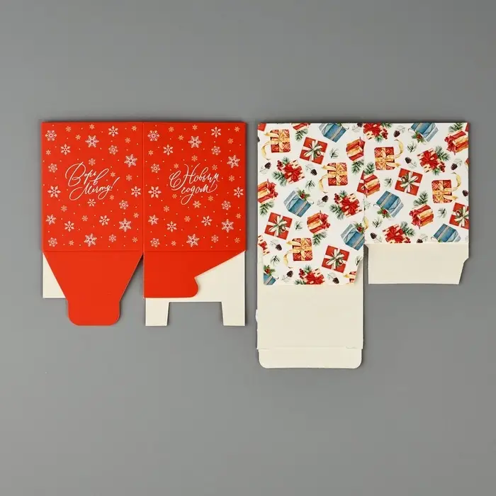 Бонбоньерка новогодняя «Новогодние подарки», 6 х 7 х 6 см Бонбоньерка новогодняя «Новогодние подарки», 6 х 7 х 6 см