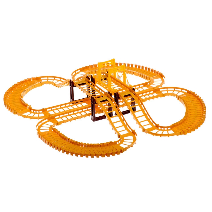 Автотрек «Стройка», с машинкой, краном и фигурками, работает от батареек Автотрек «Стройка», с машинкой, краном и фигурками, работает от батареек