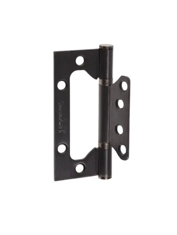 Петля-бабочка ТУНДРА, 100&times;70&times;2.0 мм, универсальная, без врезки, графит, 2 шт.