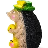 Садовая фигура из гипса &laquo;Ёжик с тремя яблоками&raquo;, 20&times;15&times;27 см