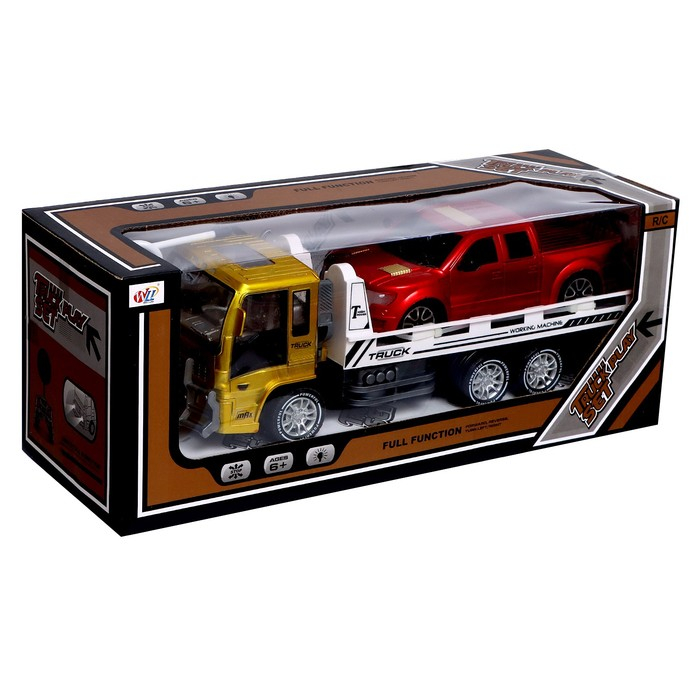 Грузовик радиоуправляемый «Автовоз», с машиной, работает от аккумулятора МИКС Грузовик радиоуправляемый «Автовоз», с машиной, работает от аккумулятора МИКС