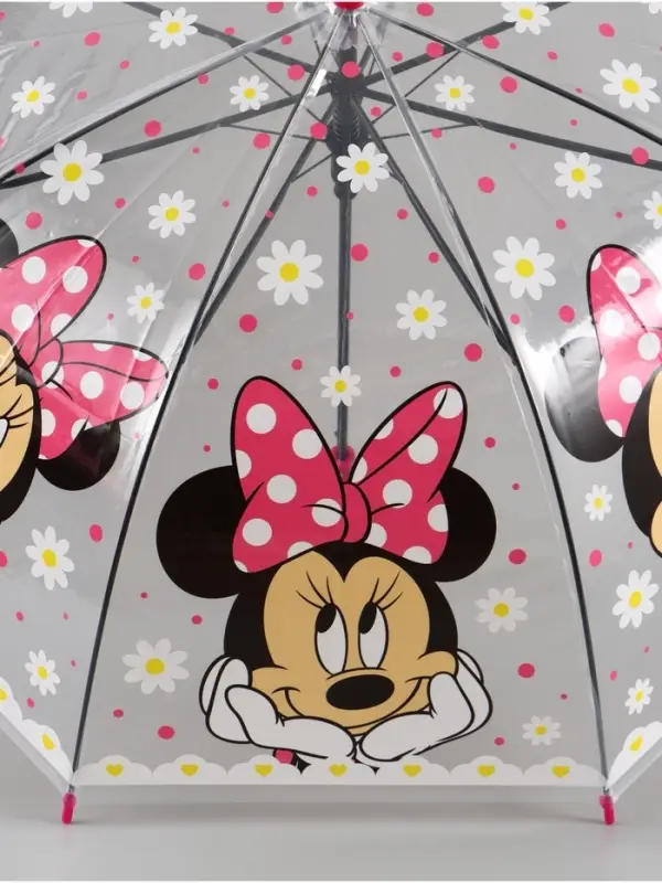 Зонт прозрачный купол &laquo;Цветочки&raquo;, d=76см