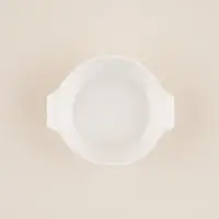 Форма для выпечки SL Home &laquo;Санторини&raquo;, 250 мл, 13.6&times;12&times;4.5 см, жаропрочная керамика, белая