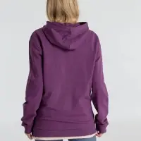 Толстовка с капюшоном унисекс Hoodie, фиолетовый меланж, размер XS