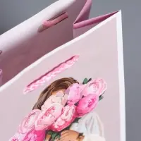 Пакет подарочный "Момент для себя" ламинированый 11,5 х 14,5 х 6,5 см