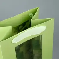 Пакет подарочный под бутылку, упаковка, &laquo;Виноград&raquo;, 36&times;13&times;10 см