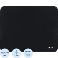 Коврик для мыши Acer OMP211 Средний черный 350x280x3мм