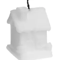Светодиодная фигура &laquo;Домик&raquo;, 6.5&times;5.5 см, от батареек 3хAG10, свечение тёплое белое