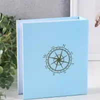 Фотоальбом 100 фото "Путешествия" 10X15см, бум.карм.с мемо, клеевой пер-т