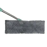 Швабра со сменной насадкой тм VETTA, насадка микрофибра, телеск.ручка 110см, сталь, пластик, 2 цвета