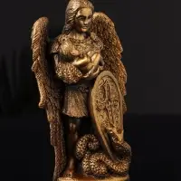 Фигурка гипс &laquo;Архангел Михаил&raquo;, 14&times;9&times;4 см, под бронзу