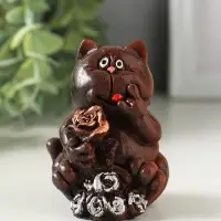 Фигурка &laquo;Кот с цветами&raquo;, 7&times;5&times;6.5 см, МИКС