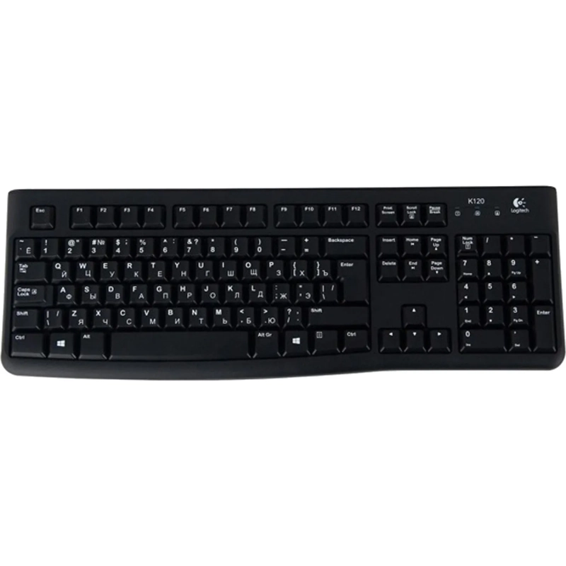 Клавиатура Logitech Keyboard K120 For Business Black USB (920-002522)