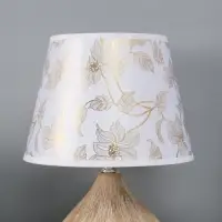 Лампа настольная RISALUX &laquo;Селано&raquo;, Е14, 40 Вт, золотистая, 22.5&times;22.5&times;33 см