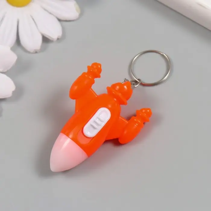 Фонарик свет на кольце  Фонарик свет на кольце "Ракета" LR41x3 шт МИКС 5х3х1,7 см