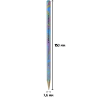 Карандаши цветные многоцветные MAGIC 9038, 3шт ассорти: ORIGINAL, AMERICA