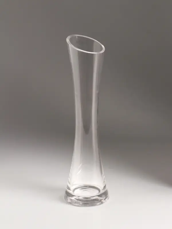 Ваза стекло настольная "Николетт" 20х5 см, прозрачный