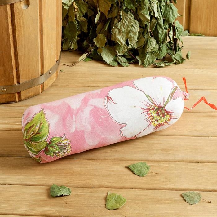 Валик со стружкой можжевельника, сувенирная, 10×28 см, микс Валик со стружкой можжевельника, сувенирная, 10×28 см, микс