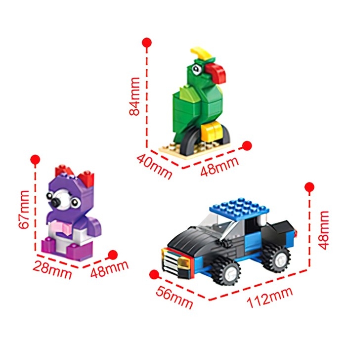 Конструктор «Чемоданчик творчества», 460 деталей Конструктор «Чемоданчик творчества», 460 деталей