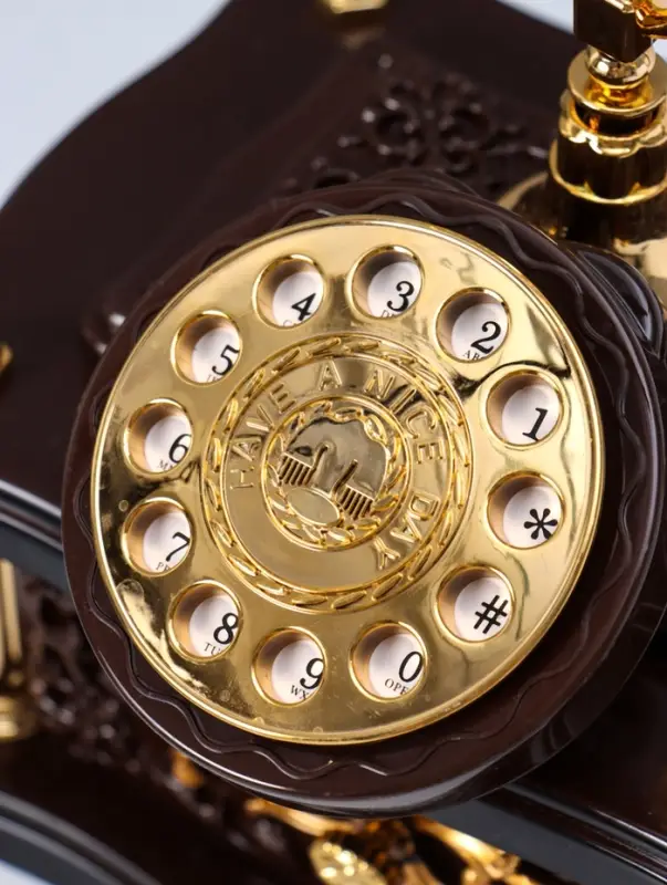 Шкатулка музыкальная механическая "Ретро телефон" 20х14,5х21,5 см