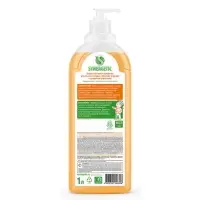 Средство для мытья посуды Synergetic, антибактериальный гель, биоразлагаемый, апельсин, 1 л