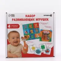 Набор развивающих игрушек, 4 предмета