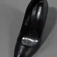 Полустельки для обуви, с протектором, силиконовые, 7&times;6.5 см, пара, прозрачные